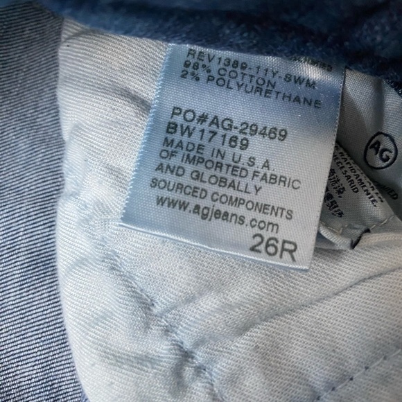 AG The Legging Low-Rise Skinny Ankle Jeans 26R - Picture 11 of 11